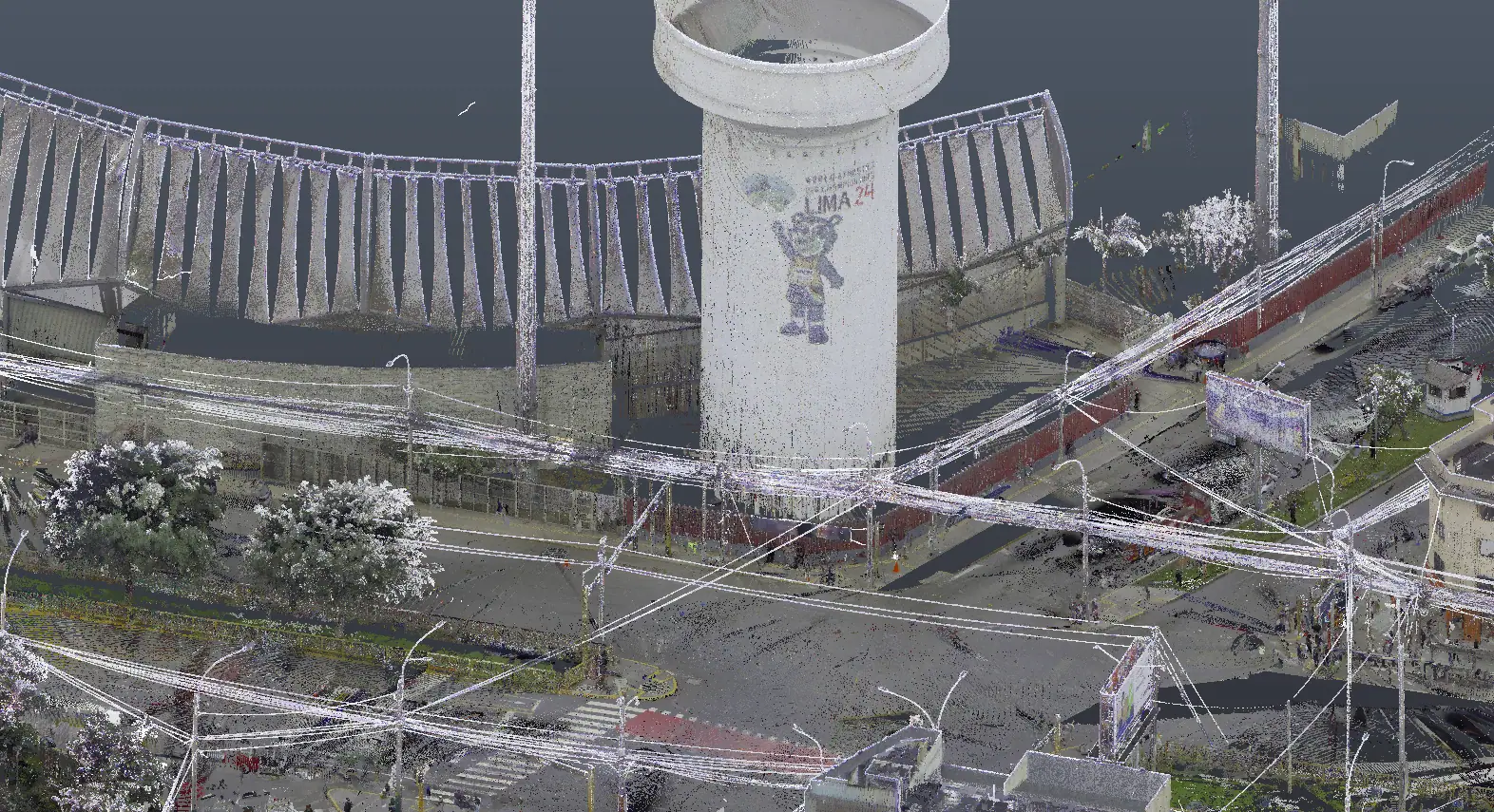 Modelo 3D del entorno del viaducto