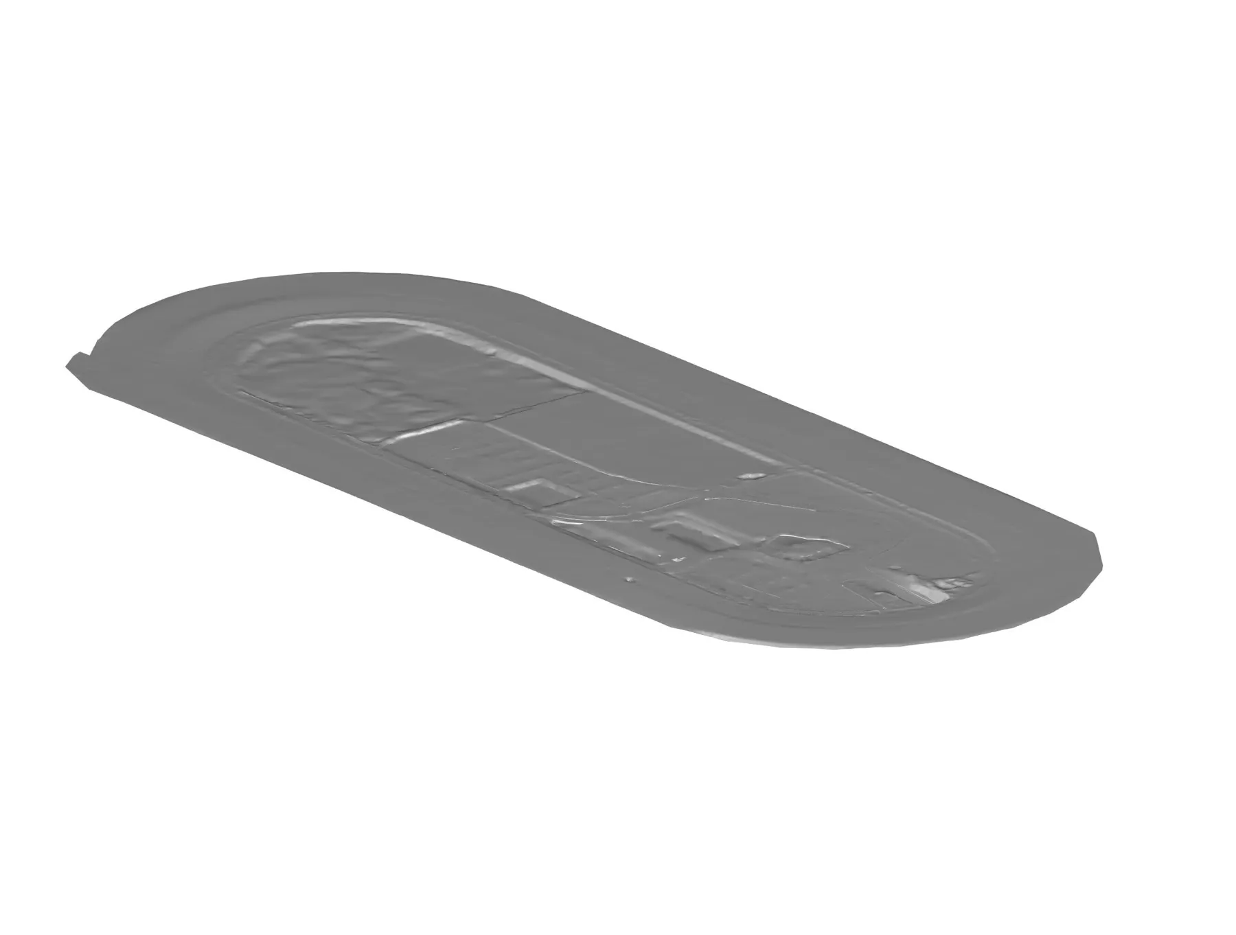 Modelo 3D de superficie del recinto