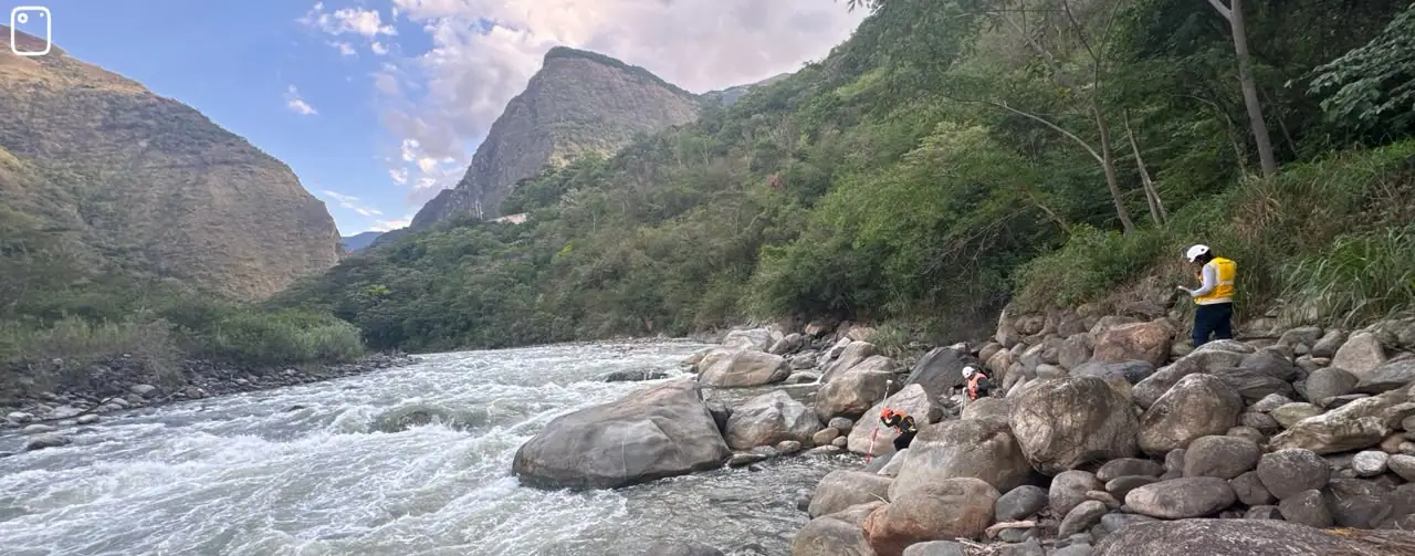 Sondeo en aguas rápidas