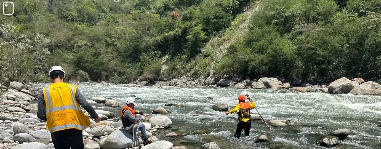 Levantamiento en la margen izquierda